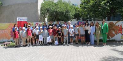 Şehit Ertuğrul İlkokulu'nda yeşil dönüşüm