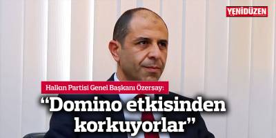 Özersay: “Siyasi olan dokunulmazlığın kaldırılması değil, reddedilmesidir”