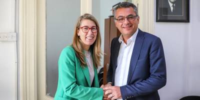 Erhürman, AB Yapısal Reform Destek Ofisi yetkililerini kabul etti