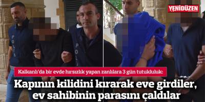 Kapının kilidini kırarak eve girdiler, ev sahibinin parasını çaldılar