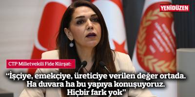 “İşçiye, emekçiye, üreticiye verilen değer ortada. Ha duvara ha bu yapıya konuşuyoruz. Hiçbir fark yok”