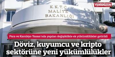 Döviz, kuyumcu ve kripto sektörüne yeni yükümlülükler