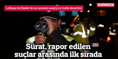 Sürat, rapor edilen suçlar arasında ilk sırada