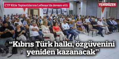 “Kıbrıs Türk halkı, özgüvenini yeniden kazanacak”