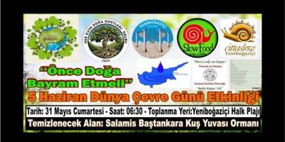 Her Daim Doğa Dostları ile paydaş örgütleri, Çevre Günü'nü kutlayacak