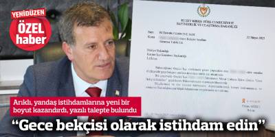 "Gece bekçisi olarak istihdam edin"