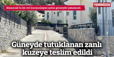 Güneyde tutuklanan zanlı kuzeye teslim edildi