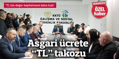 Asgari ücrete “TL” takozu