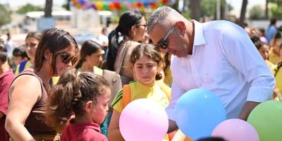 Mesarya Belediyesi'nın 3. Çocuk Festivali renkli görüntülere sahne oluyor