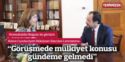 Hristodulidis Holguin ile görüştü