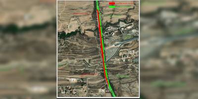 Lefkoşa-Girne ana yolunda yol çalışması