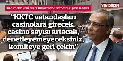 Toros: Tasarıyı komiteye geri çekin, bu yasa dönüşü olmayan zarar verecek