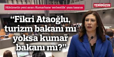 İncirli: “Fikri Ataoğlu, turizm bakanı mı yoksa kumar bakanı mı?”