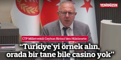“Türkiye’yi örnek alın, orada bir tane bile casino yok”