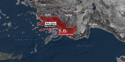 Marmaris'te 5,8 büyüklüğünde deprem: Panikatak geçiren bir genç hayatını kaybetti, 69 kişi yaralandı