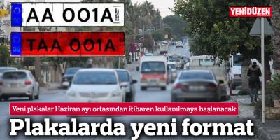 Plakalarda yeni format