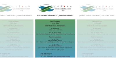 Çevre Koruma Vakfı, 5 Haziran Dünya Çevre Günü dolayısıyla panel düzenliyor