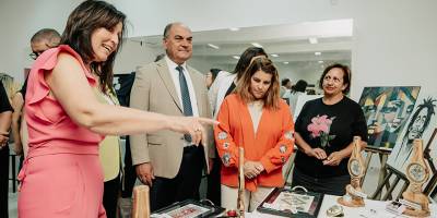 Yeniceköy-Cihangir Köy Kadın kursiyerleri, eserlerini sergiledi