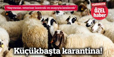 Küçükbaşta karantina!