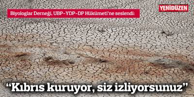 “Kıbrıs kuruyor, siz izliyorsunuz”