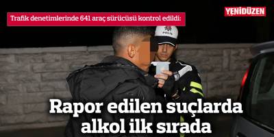 12 araç trafikten men, 1 sürücü tutuklandı