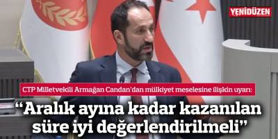 “Aralık ayına kadar kazanılan süre iyi değerlendirilmeli”