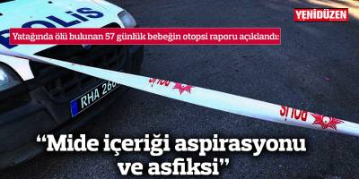 “Mide içeriği aspirasyonu ve asfiksi”