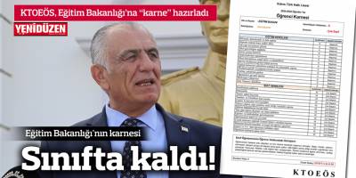 Eğitim Bakanlığı'nın karnesi: sınıfta kaldı!