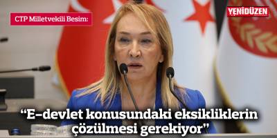 “E-devlet konusundaki eksikliklerin çözülmesi gerekiyor”