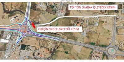 Alayköy’den Gönyeli’ye bağlanan tali yol tek taraflı kapatıldı