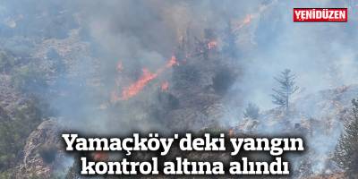 Yamaçköy'deki yangın kontrol altına alındı