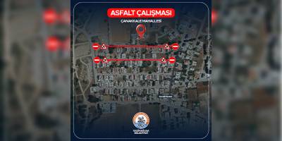 Gazimağusa’da Çanakkale bölgesinde asfalt kaplama çalışması yapılacak