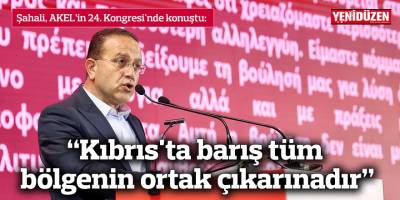 “Kıbrıs'ta barış tüm bölgenin ortak çıkarınadır”