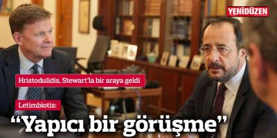 Hristodulidis dün Stewart’la bir araya geldi