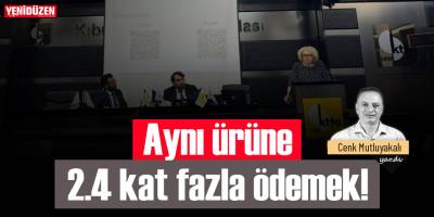 Aynı ürüne 2.4 kat fazla ödemek!