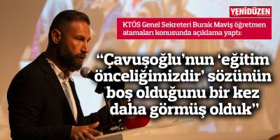 "Çavuşoğlu'nun 'eğitim önceliğimizdir' sözünün boş olduğunu bir kez daha görmüş olduk"