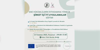 “Eski Hükümlülerin İstihdamına Yönelik Şirket İçi İyi Uygulamalar” konusunda eğitim düzenlenecek