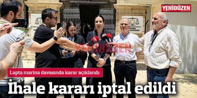 Lapta marina ihalesi iptal!