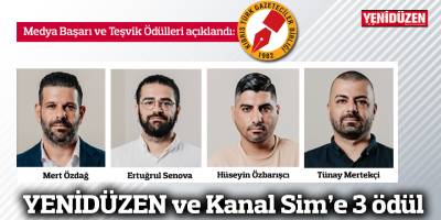 YENİDÜZEN ve Kanal Sim’e 3 ödül