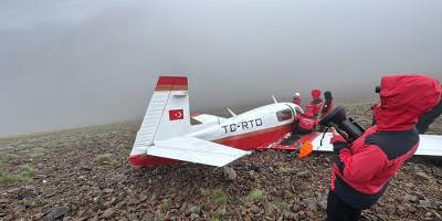 Kaçkar Dağları'nın zirvesine düşen uçağın enkazına ulaşıldı…