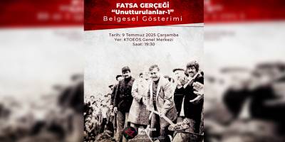 Bağımsızlık Yolu’ndan “Fatsa Gerçeği” belgesel gösterimi