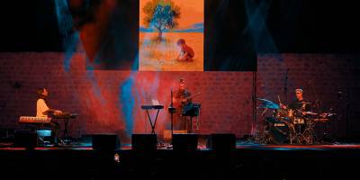 Gazimağusa'da Magnetic Faces Trio konser verdi