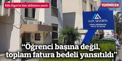 “Öğrenci başına değil, toplam fatura bedeli yansıtıldı”