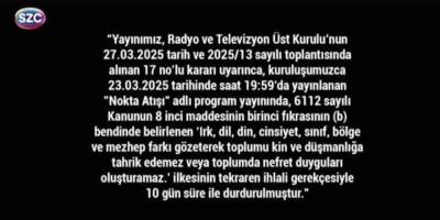 SÖZCÜ TV ekranı karartıldı
