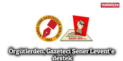 Örgütlerden, Gazeteci Şener Levent’e destek