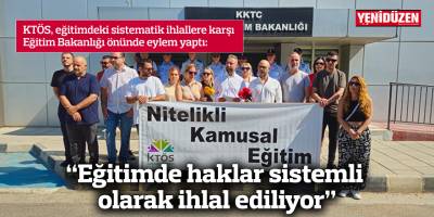 “Eğitimde haklar sistemli olarak ihlal ediliyor”