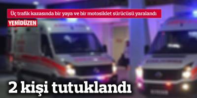 3 ayrı trafik kazası