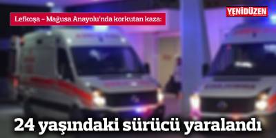 Lefkoşa - Mağusa Anayolu’nda korkutan kaza