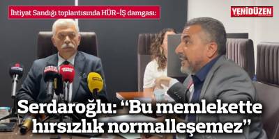 Serdaroğlu: “Bu memlekette hırsızlık normalleşemez”
