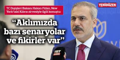 “Aklımızda bazı senaryolar ve fikirler var”